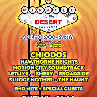 A MIRACLE IN THE DESERT / EMO POOL PARTY 2026 COMPLETE SETLIST PLAYLIST