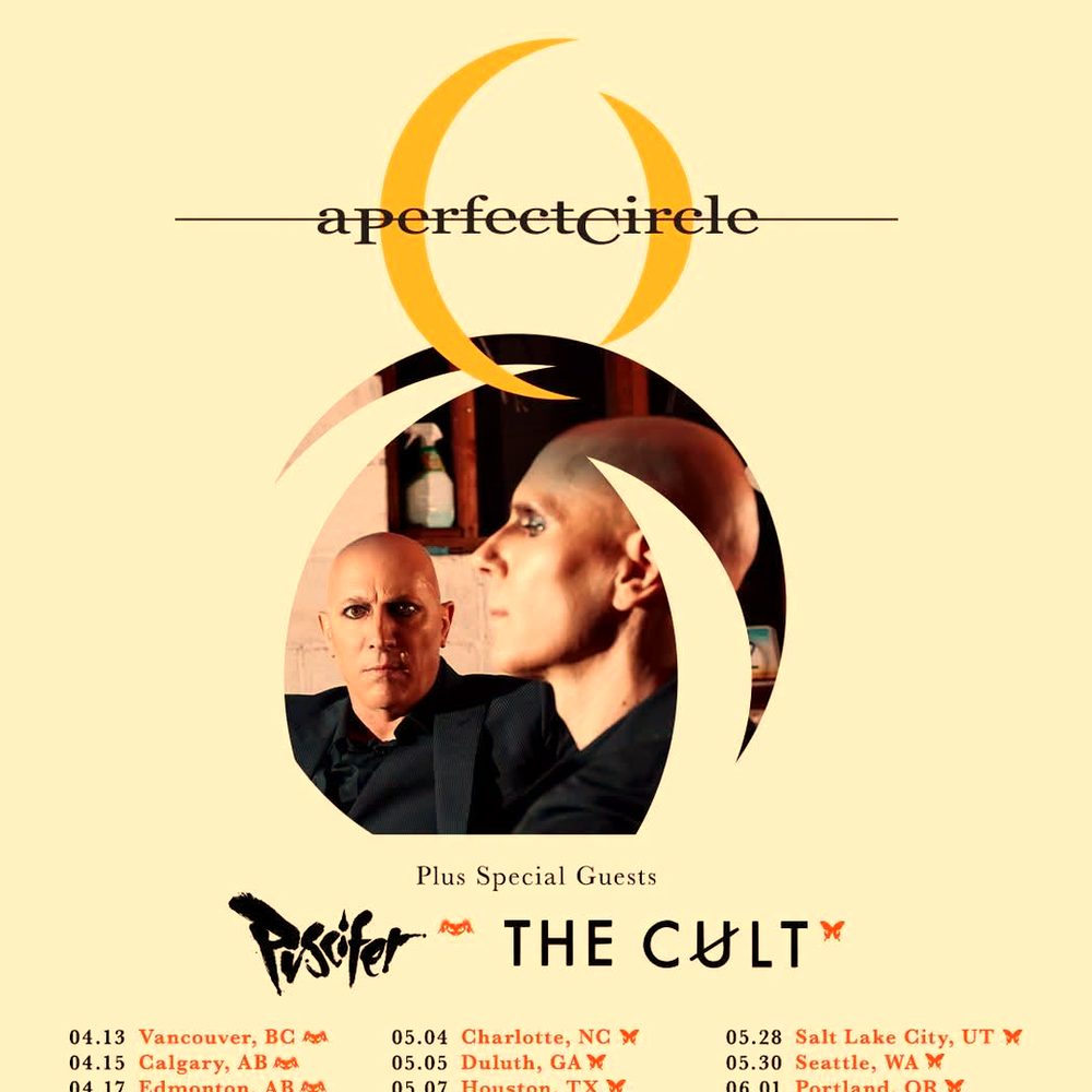 A PERFECT CIRCLE N. AMERICA TOUR 2027 SETLIST PLAYLIST