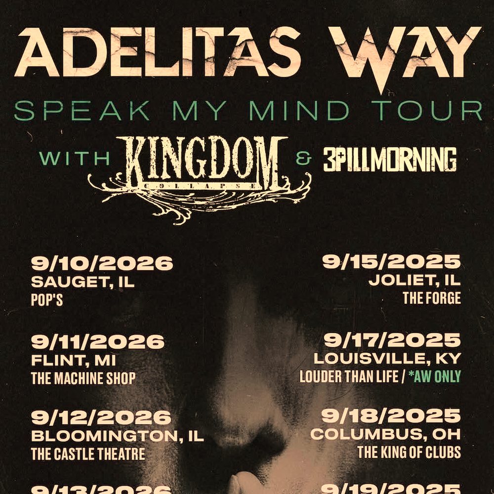 ADELITAS WAY SPEAK MY MIND TOUR US 2026 Setlist Playlist