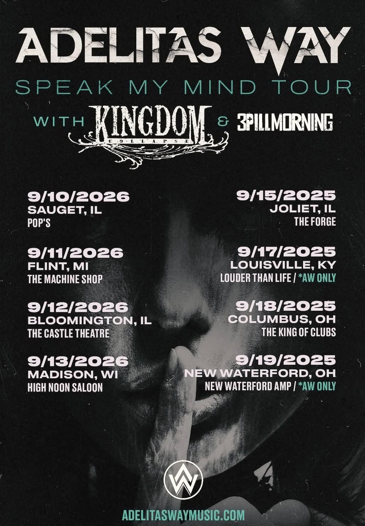 ADELITAS WAY SPEAK MY MIND TOUR US 2026 Setlist Playlist