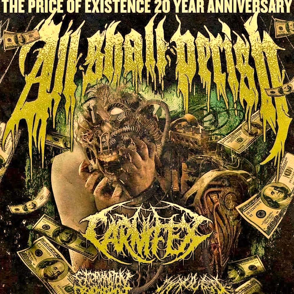 ALL SHALL PERISH THE PRICE OF EXISTENCE 20 YEAR ANNIVERSARY N. America 2026 Setlist Playlist