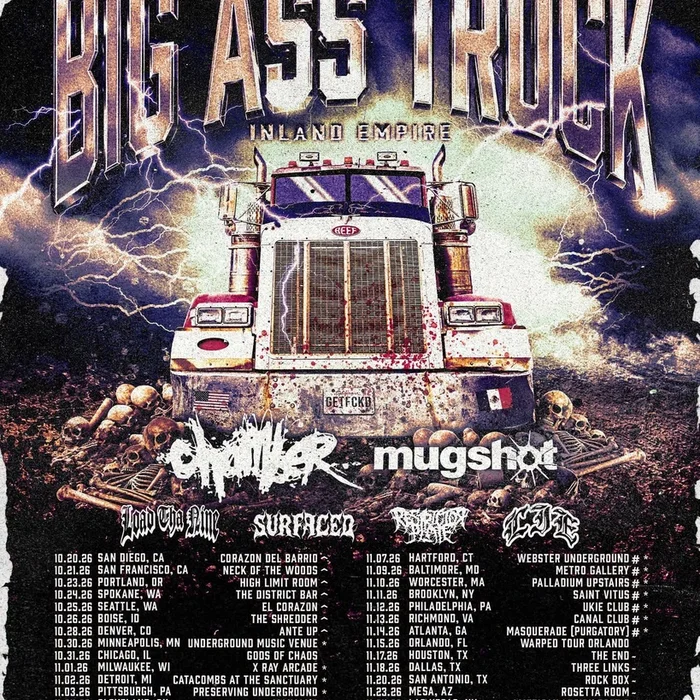 BIG ASS TRUCK INLAND EMPIRE US TOUR 2026 SETLIST PLAYLIST