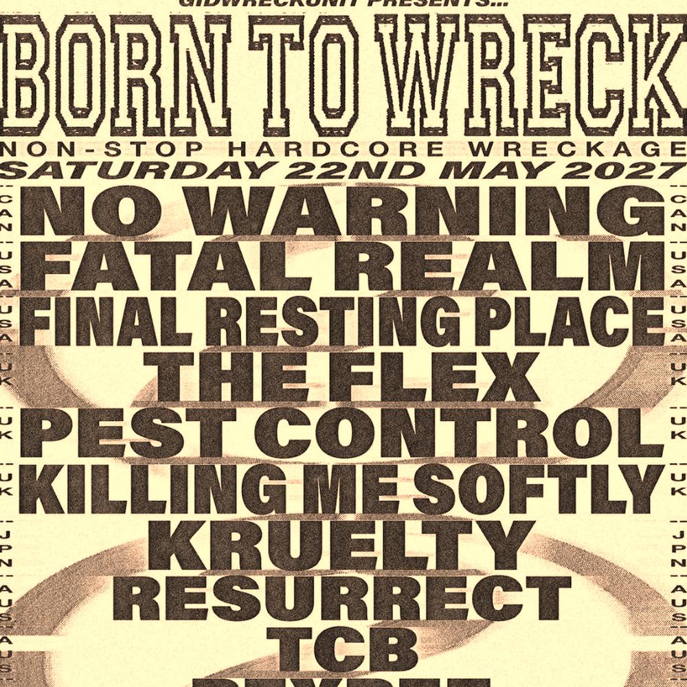BORN TO WRECK AT MUSART GRAND THEATRE, 05-22-2027 GETREADY PLAYLIST