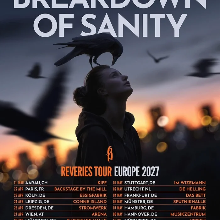 BREAKDOWN OF SANITY REVERIES TOUR EUROPE 2027 SETLIST PLAYLIST