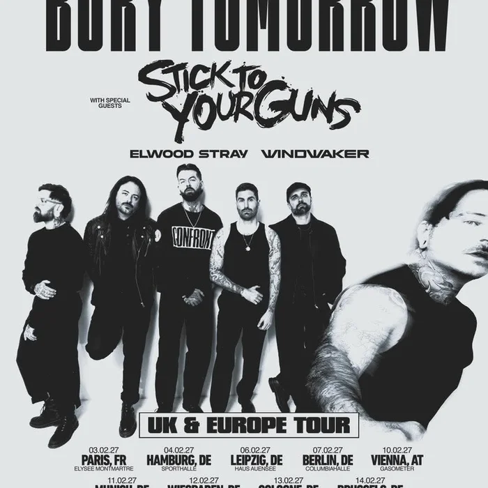 BURY TOMORROW UK & EUROPE TOUR 2027 SETLIST PLAYLIST