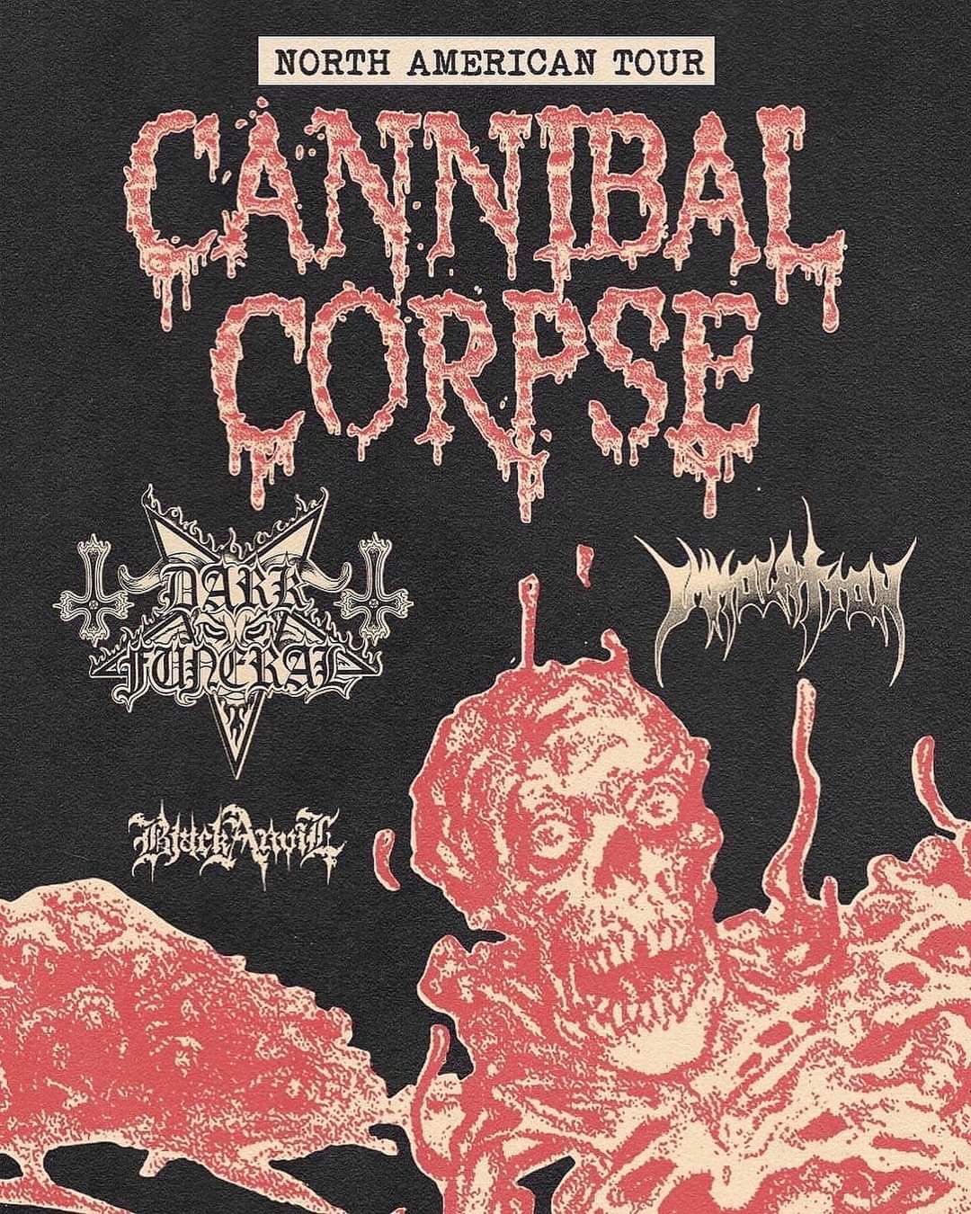 CANNIBAL CORPSE North American Tour 2022 Setlist Playlist