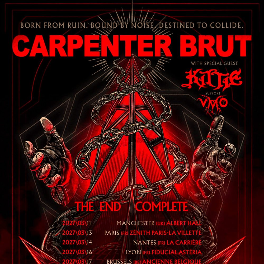 CARPENTER BRUT THE END COMPLETE EUROPE 2027 SETLIST PLAYLIST