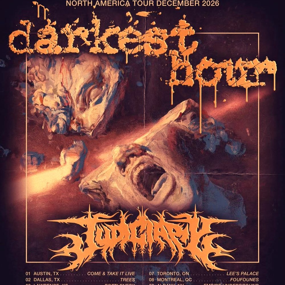 DARKEST HOUR & JUDICIARY NORTH AMERICA TOUR 2026 SETLIST PLAYLIST