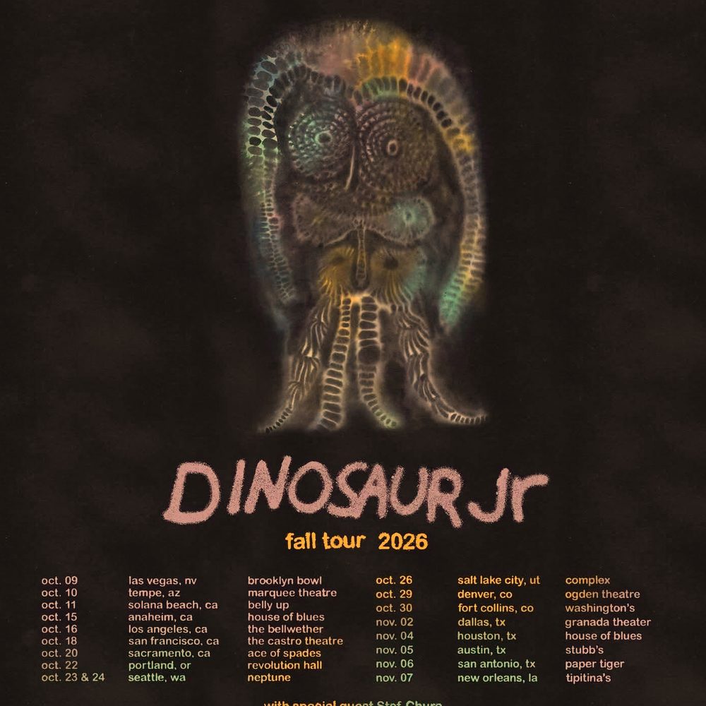 DINOSAUR JR FALL TOUR US 2026 Setlist Playlist