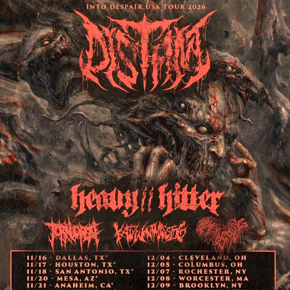 DISTANT INTO DESPAIR USA TOUR 2026 SETLIST PLAYLIST