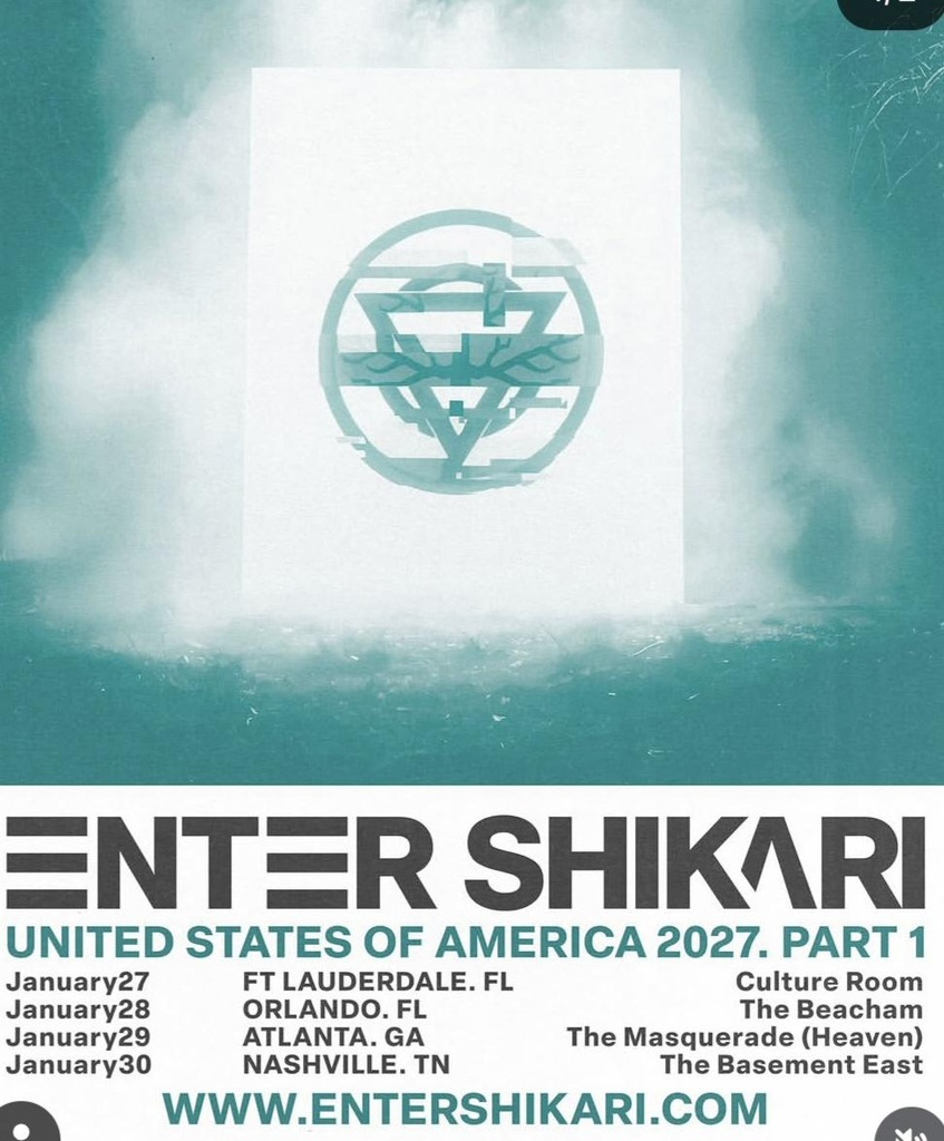 ENTER SHIKARI UNITED STATES OF AMERICA 2027. PART 1 SETLIST PLAYLIST