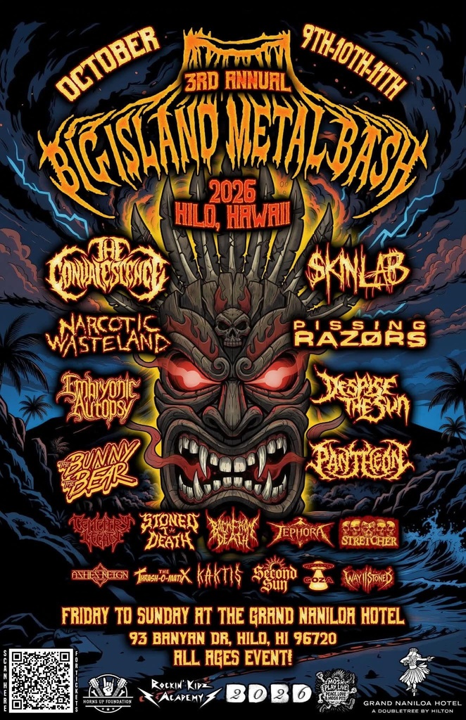 3RD ANNUAL BIG ISLAND METAL BASH 2026 COMPLETE GETREADY SETLIST PLAYLIST