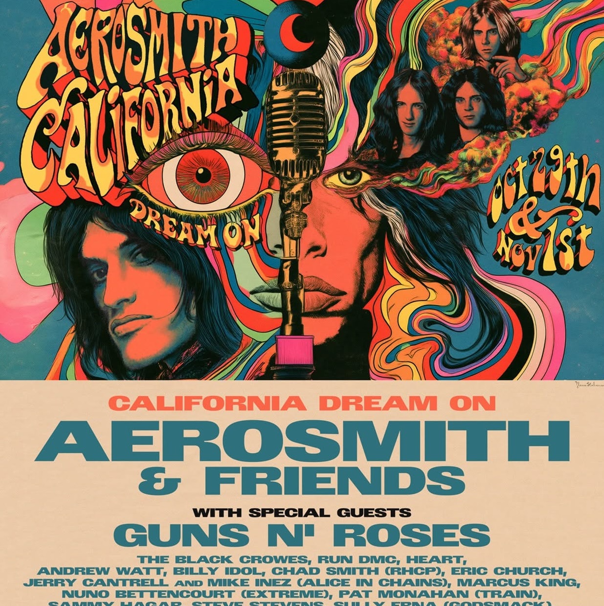 AEROSMITH CALIFORNIA DREAM ON GETREADY PLAYLIST