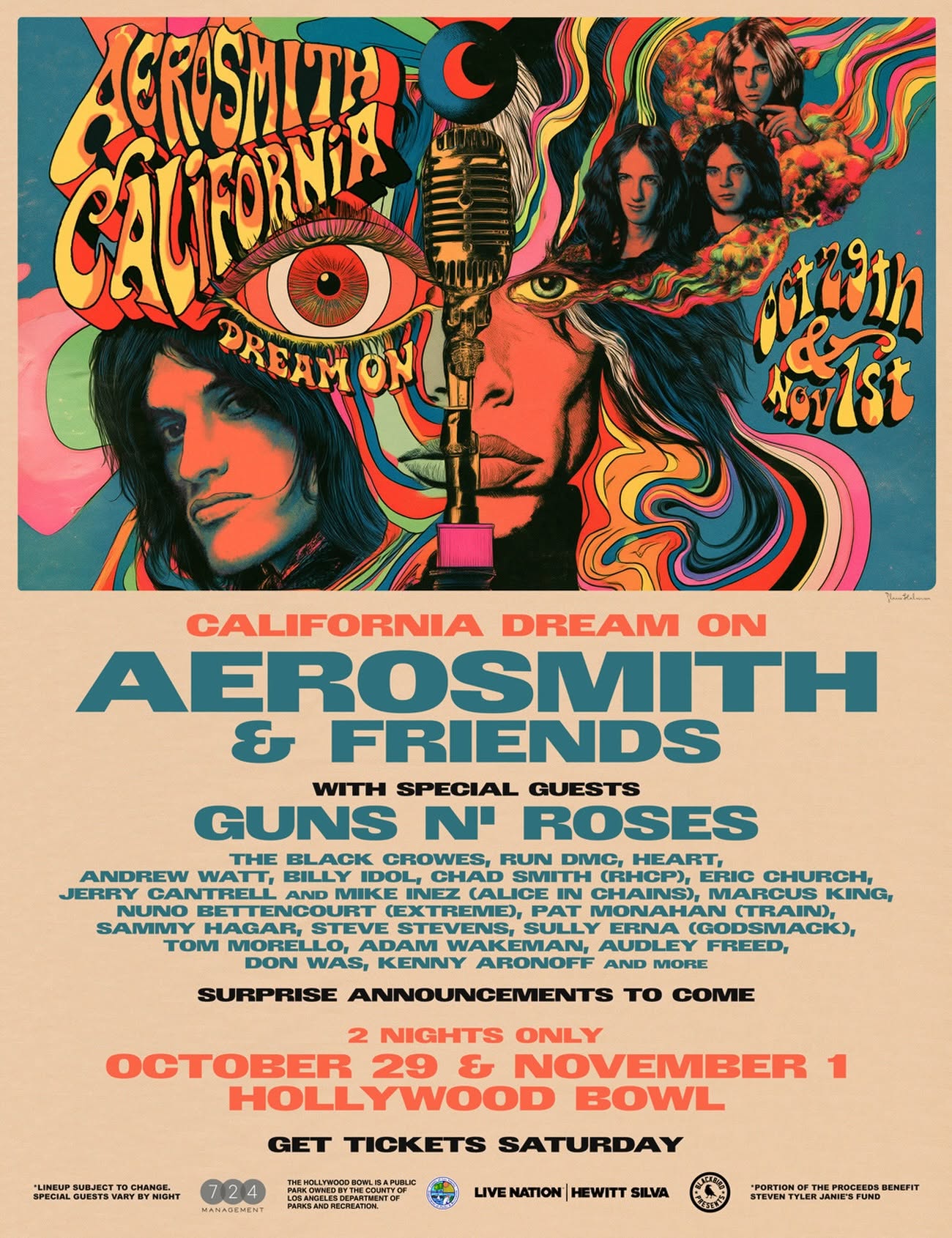 AEROSMITH CALIFORNIA DREAM ON GETREADY PLAYLIST