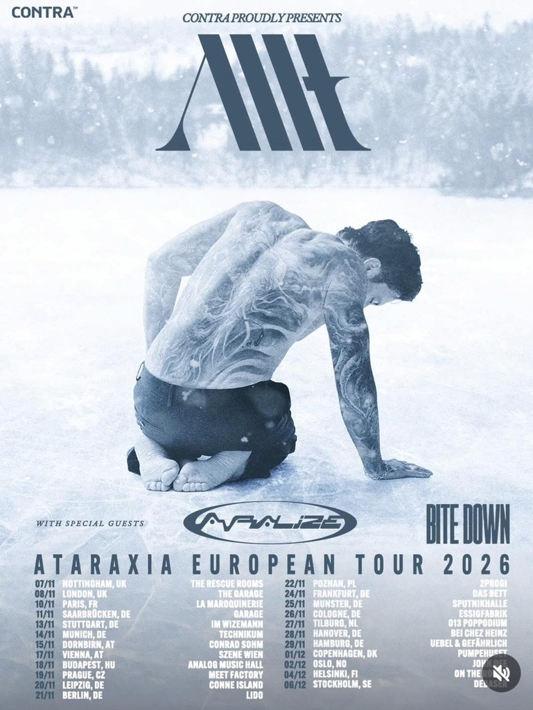 ALLT ATARAXIA EUROPEAN TOUR 2026 SETLIST PLAYLIST