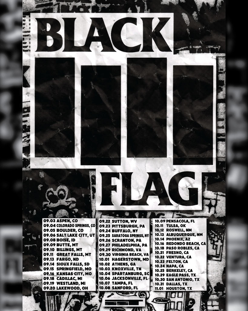 BLACK FLAG US 2026 SETLIST PLAYLIST
