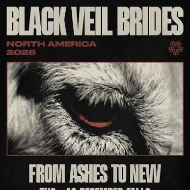BLACK VEIL BRIDES / FROM ASHES TO NEW North America 2026 Tour Setlist Playlist 