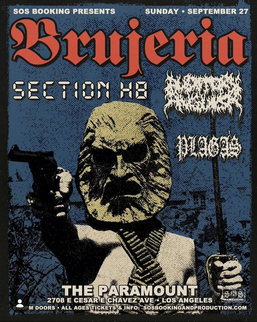 BRUJERIA AT THE PARAMOUNT, 09-27-2026 GETREADY PLAYLIST