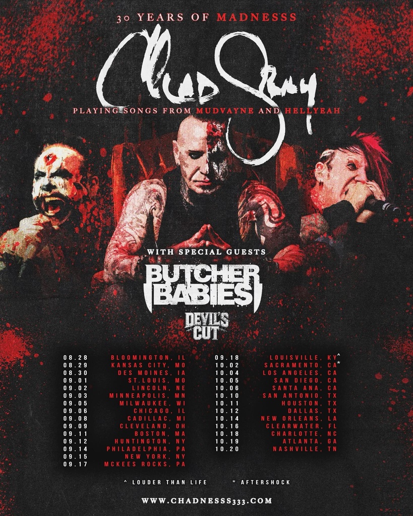 CHAD GRAY 30 YEARS OF MADNESSS US 2026 SETLIST PLAYLIST