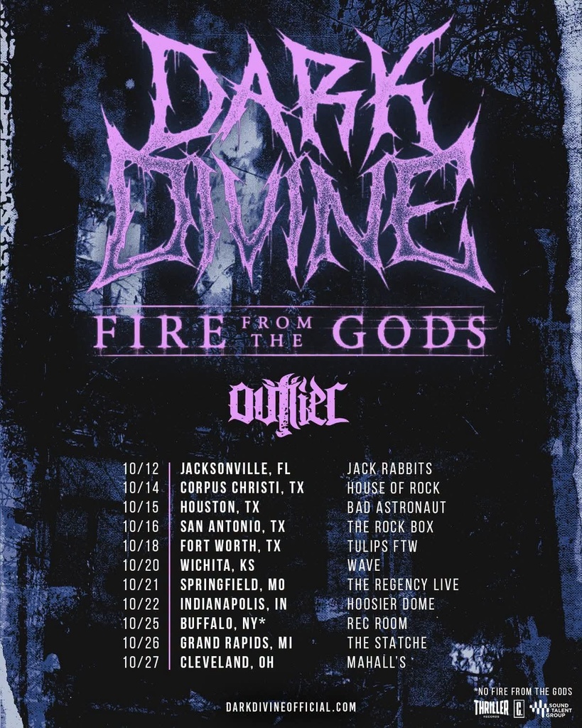 DARK DIVINE US 2026 SETLIST PLAYLIST