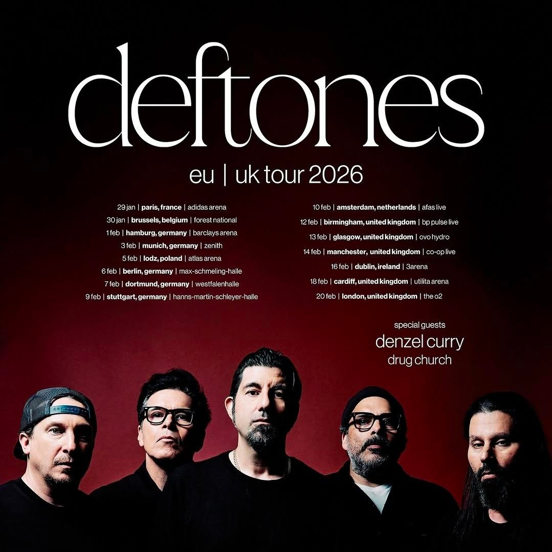 DEFTONES eu | uk tour 2026 Setlist Playlist