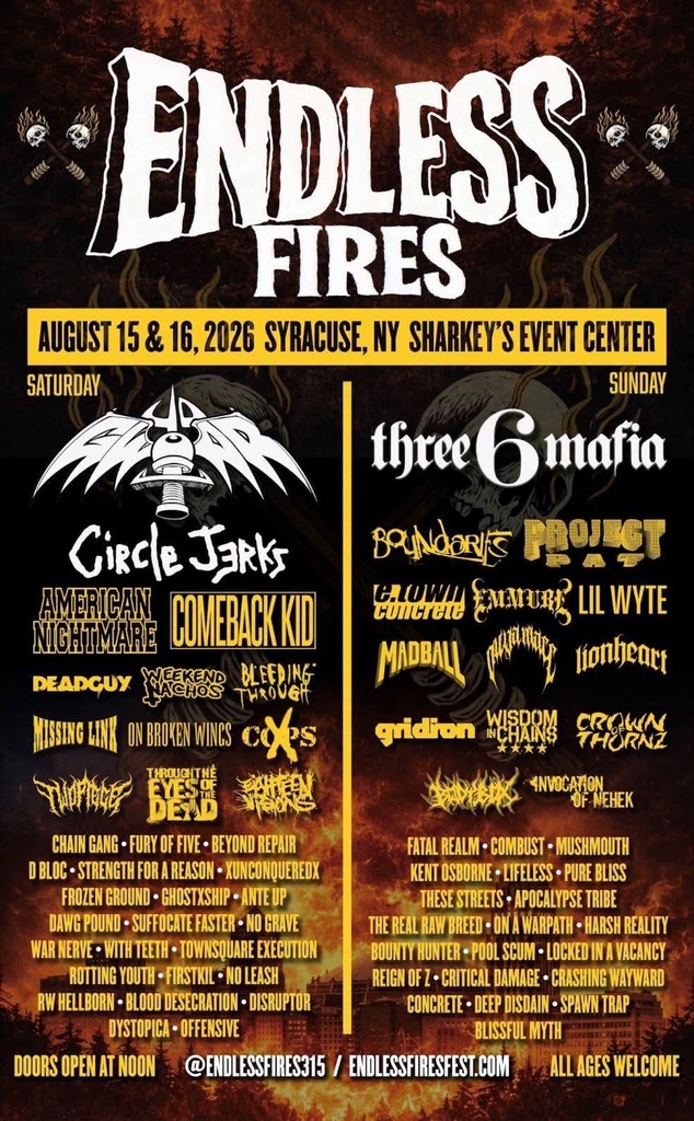 ENDLESS FIRES 2026 COMPLETE SETLIST PLAYLIST