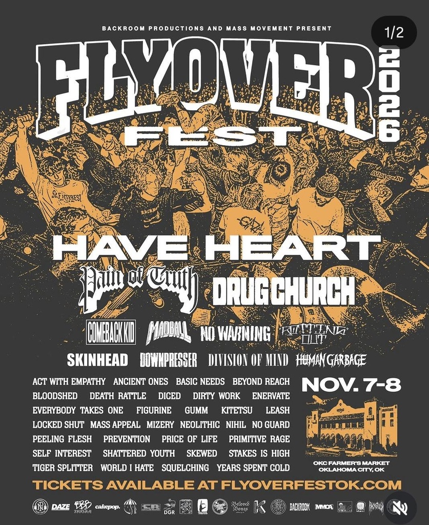 FLYOVER FEST 2026 COMPLETE SETLIST PLAYLIST