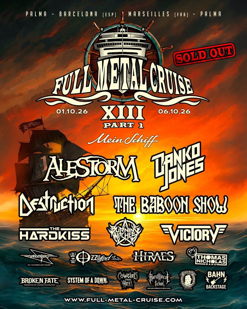 FULL METAL CRUISE XIII PART 1 2026 COMPLETE SETLIST PLAYLIST