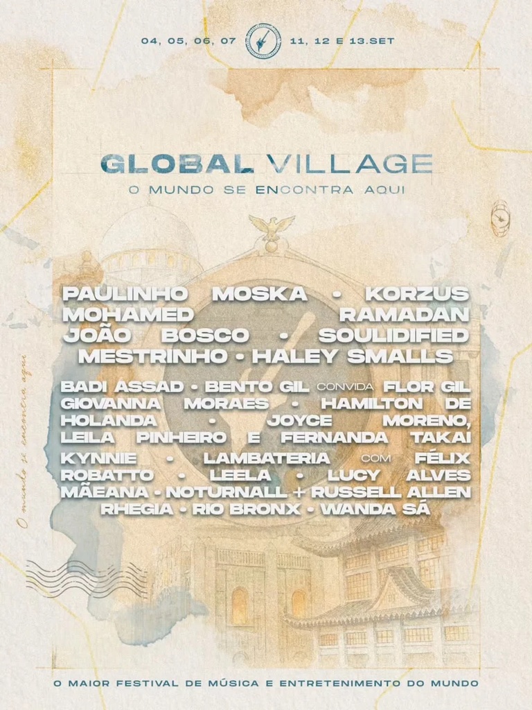 GLOBAL VILLAGE COMPLETE SETLIST PLAYLIST