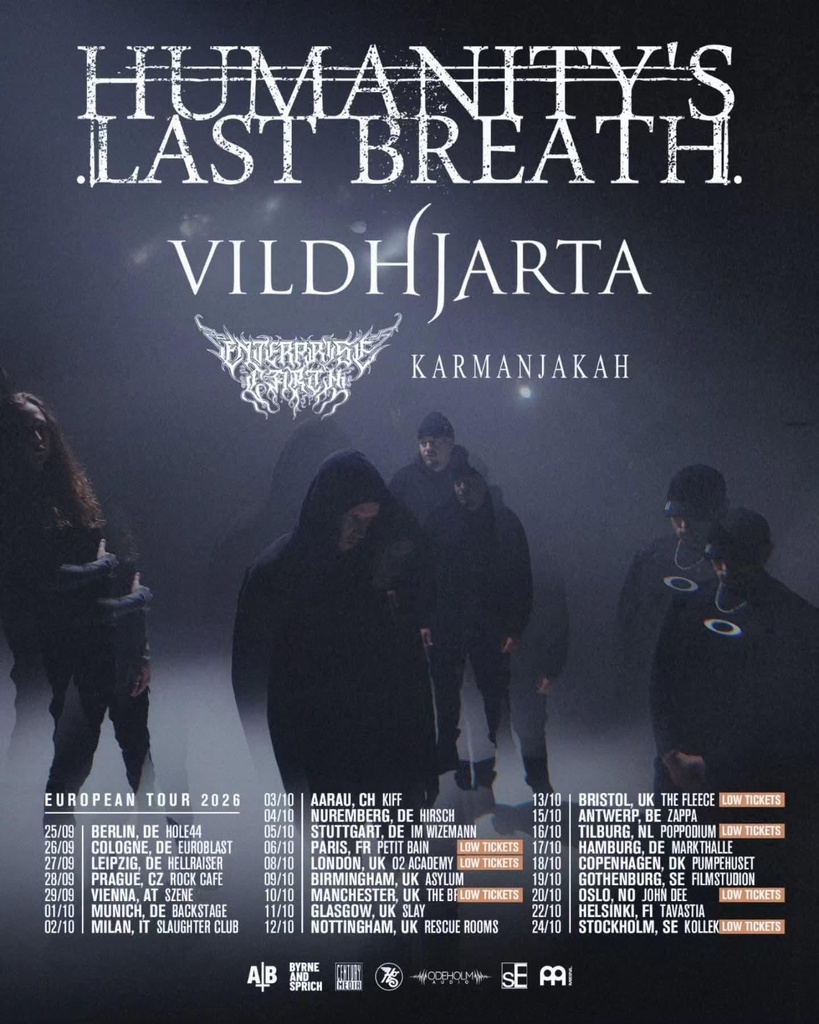 HUMANITY'S LAST BREATH EUROPEAN TOUR 2026 SETLIST PLAYLIST