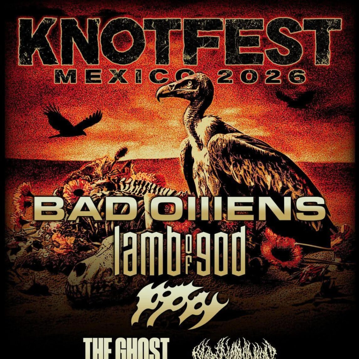 KNOTFEST MEXICO 2026 COMPLETE SETLIST PLAYLIST