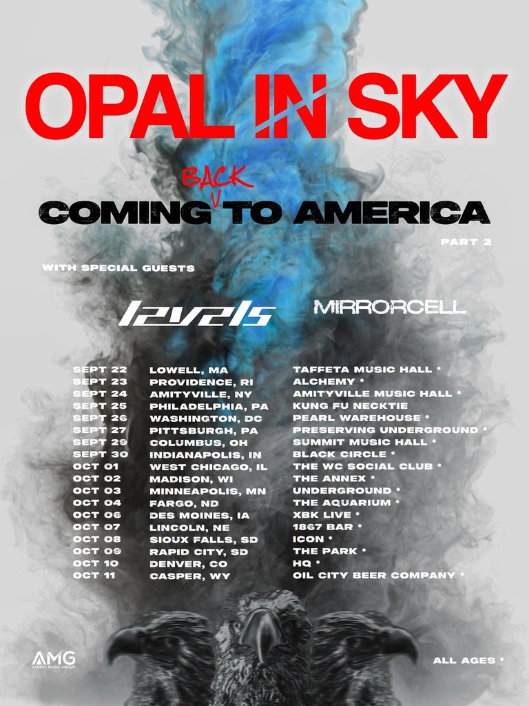 OPAL IN SKY COMING BACK TO AMERICA PART 2 TOUR 2026 SETLIST PLAYLIST