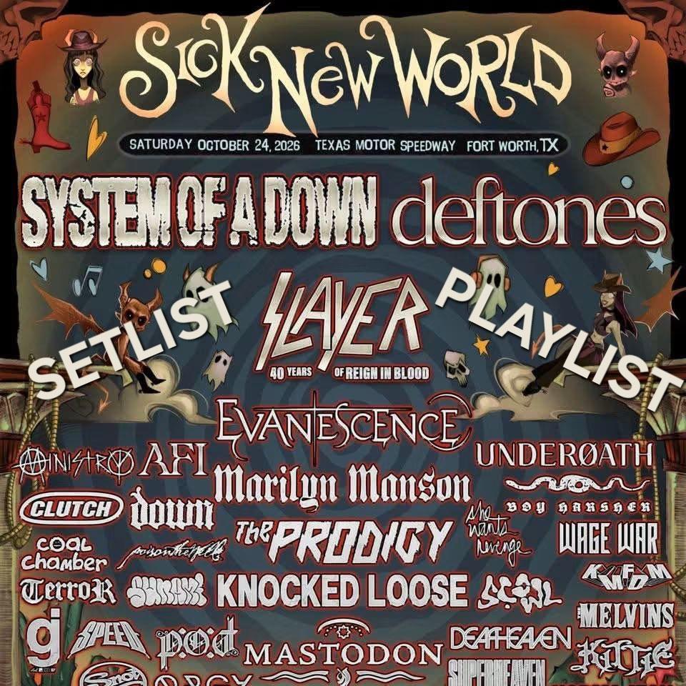 SICK NEW WORLD TEXAS 2026 COMPLETE SETLIST PLAYLIST