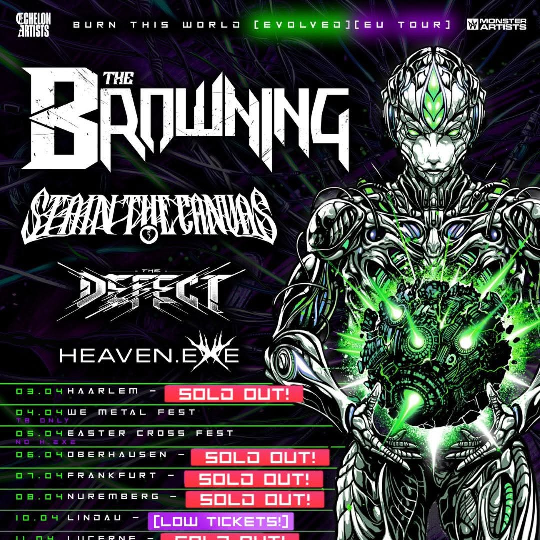 THE BROWNING Europe 2026 Setlist Playlist