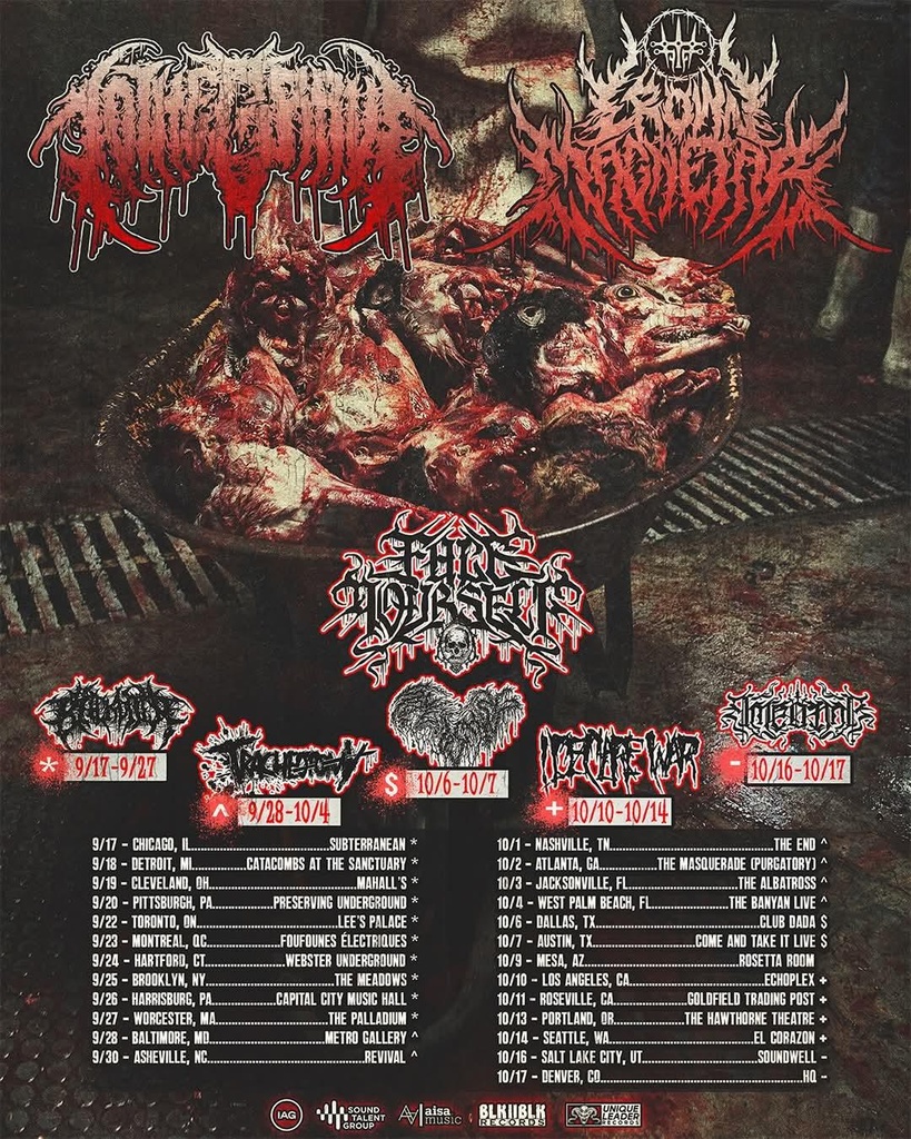 TO THE GRAVE & CROWN MAGNETAR N. AMERICA 2026 SETLIST PLAYLIST