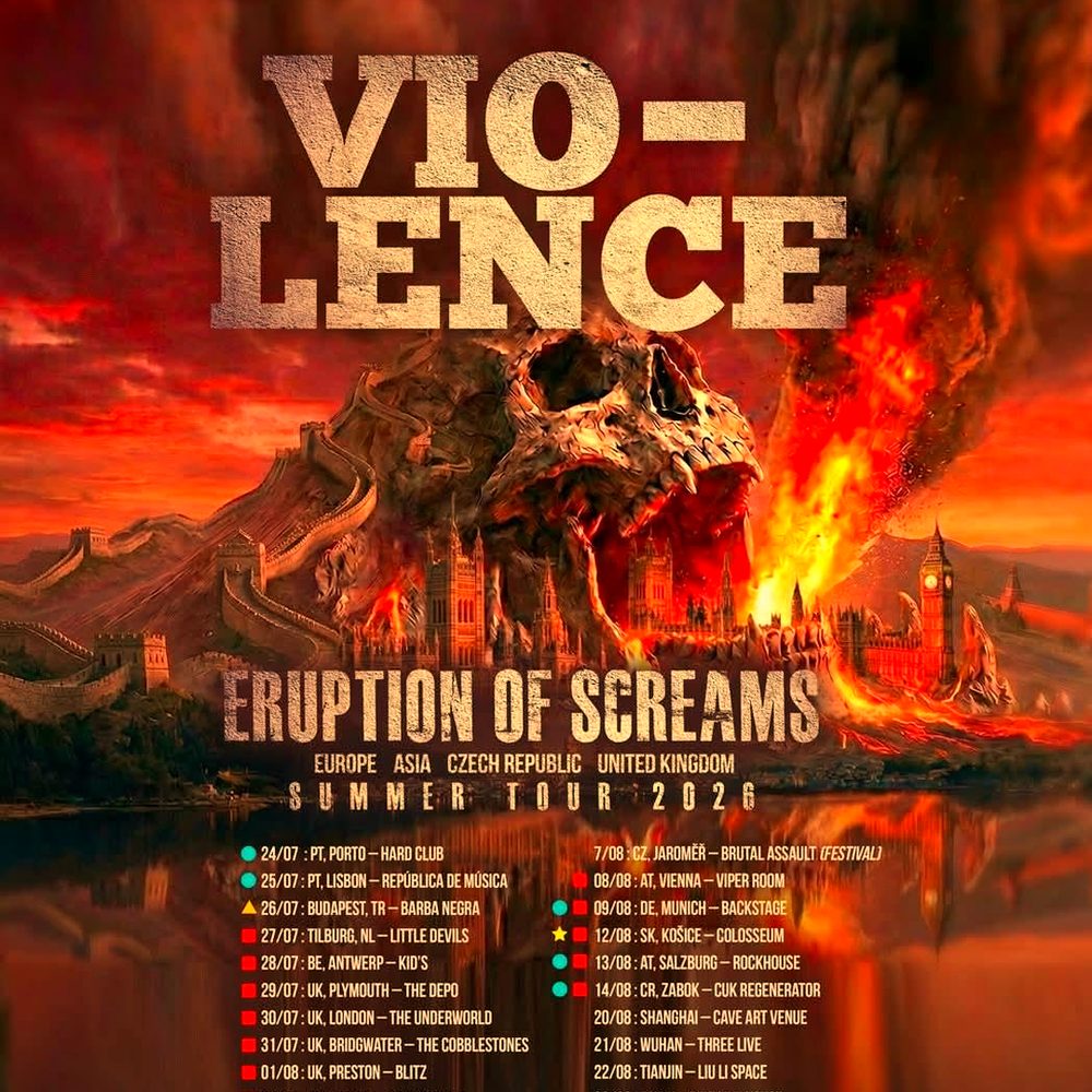 Vio-lence Eruption of Screams Summer Tour 2026