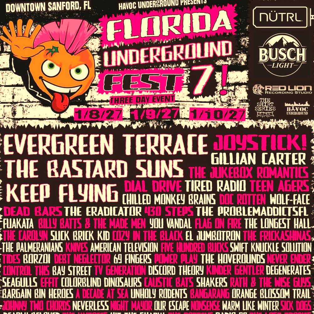 FLORIDA UNDERGROUND FEST 7 2027 GETREADY PLAYLIST