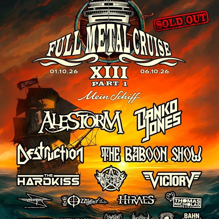 FULL METAL CRUISE XIII PART 1 2026 COMPLETE SETLIST PLAYLIST