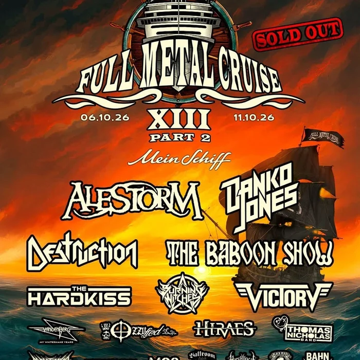 FULL METAL CRUISE XIII PART 2 2026 COMPLETE SETLIST PLAYLIST