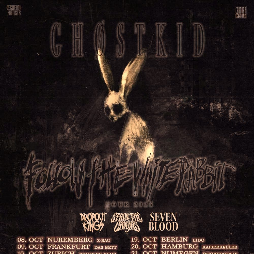 GHOSTKID FOLLOW THE WHITE RABBIT Europe 2026 Setlist Playlist