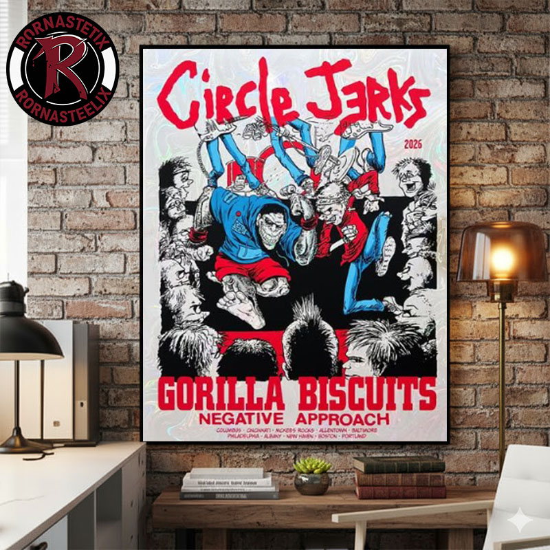 GORILLA BISCUITS / CIRCLE JERKS Spring US Tour 2026 Setlist Playlist 