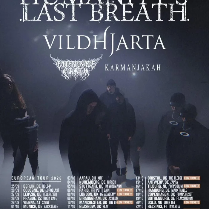 HUMANITY'S LAST BREATH EUROPEAN TOUR 2026 SETLIST PLAYLIST