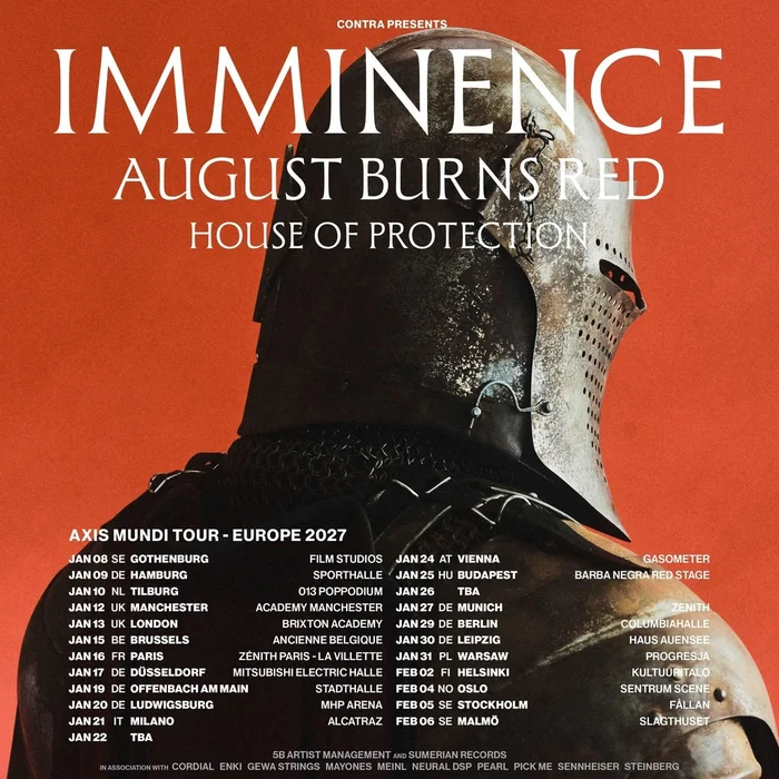 IMMINENCE & ABR - AXIS MUNDI TOUR - EUROPE 2027 SETLIST PLAYLIST