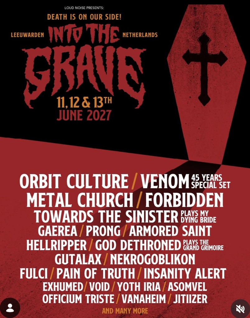INTO THE GRAVE 2027 COMPLETE SETLIST PLAYLIST