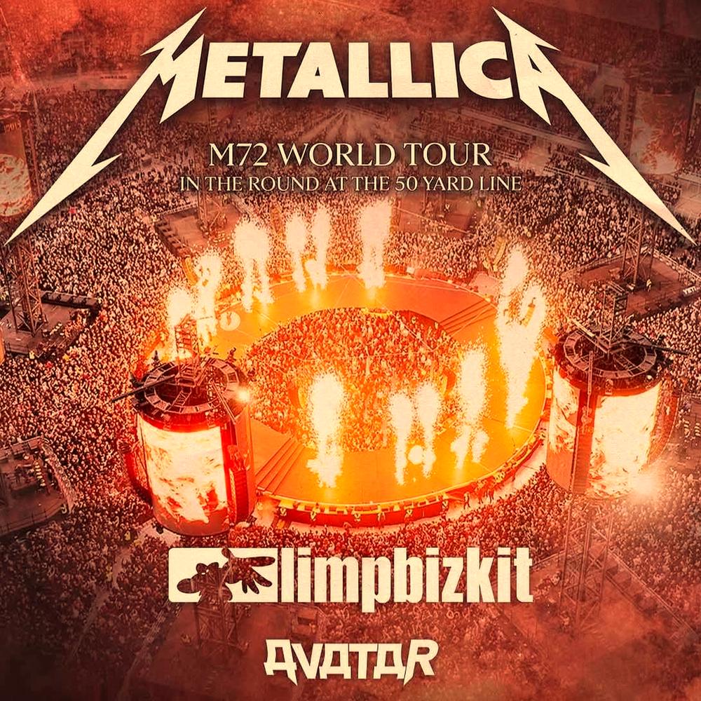 METALLICA M72 WORLD TOUR US MAY/JUNE 2027 SETLIST PLAYLIST