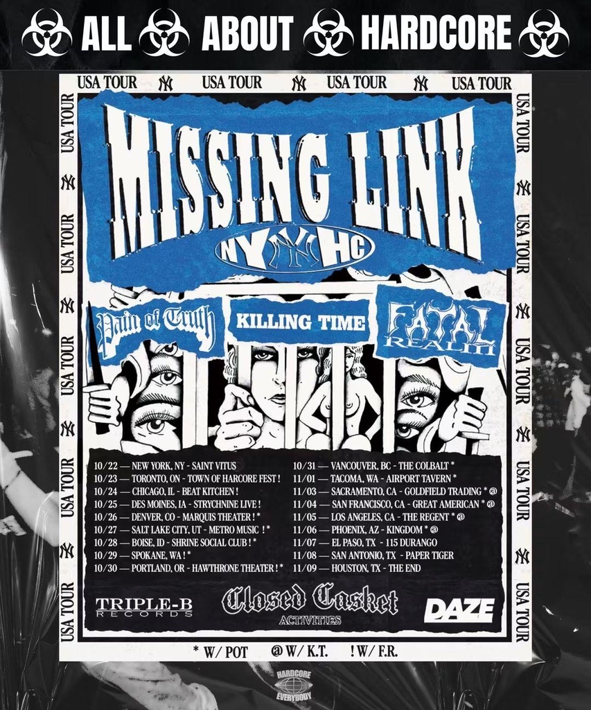 MISSING LINK USA TOUR 2026 SETLIST PLAYLIST