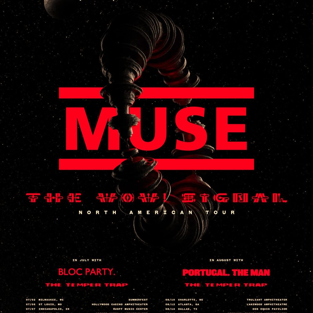 MUSE THE WOW! SIGNAL NORTH AMERICAN TOUR 2026 Setlist Playlist