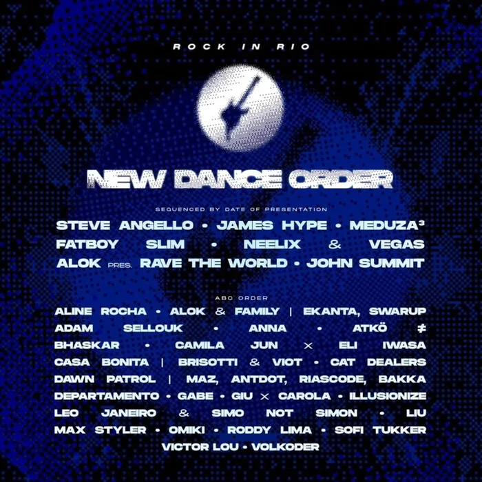 NEW DANCE ORDER ROCK IN RIO 2026 COMPLETE SETLIST PLAYLIST