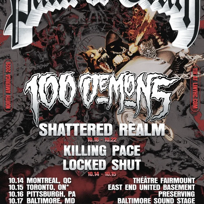 PAIN OF TRUTH/ 100 DEMONS N. AMERICA NOV. 2026 SETLIST PLAYLIST