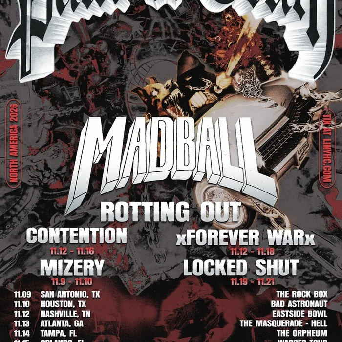 PAIN OF TRUTH / MADBALL US NOV. 2026 SETLIST PLAYLIST